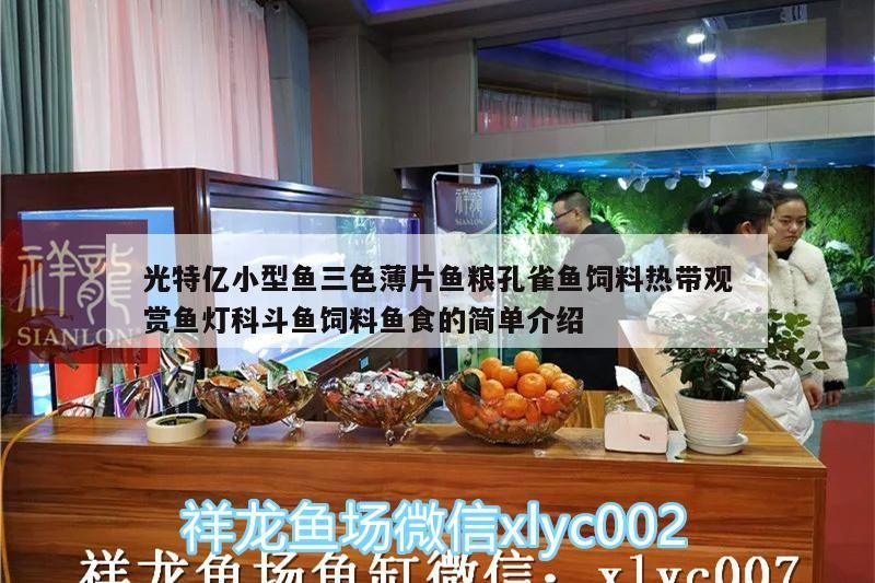 光特億小型魚三色薄片魚糧孔雀魚飼料熱帶觀賞魚燈科斗魚飼料魚食的簡單介紹