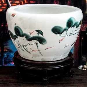 瓷盆金魚缸（景德鎮(zhèn)陶瓷大缸的特點(diǎn)和用途）