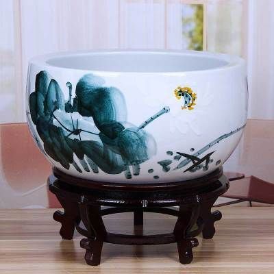 瓷盆金魚缸（景德鎮(zhèn)陶瓷大缸的特點(diǎn)和用途）