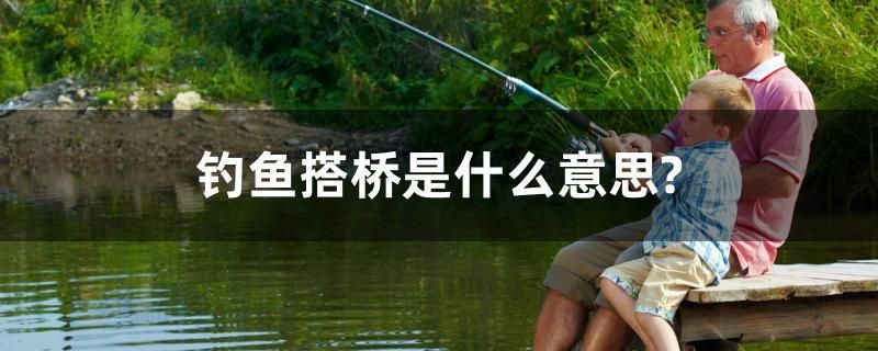 釣魚搭橋是什么意思？
