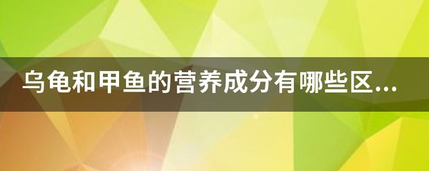 豬鼻龜的蛋和甲魚的蛋的區別：豬鼻龜和甲魚的區別