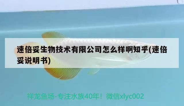 速倍妥生物技術有限公司怎么樣啊知乎(速倍妥說明書)