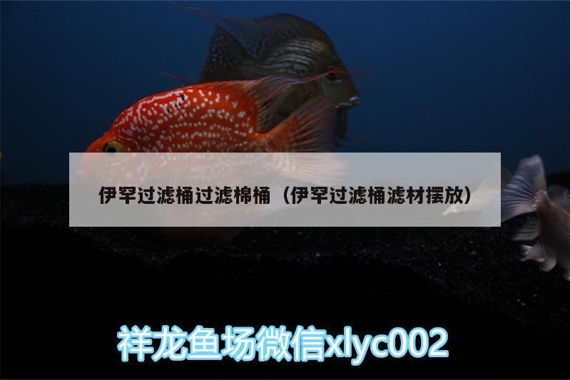 伊罕過濾桶過濾棉桶（伊罕過濾桶濾材擺放）