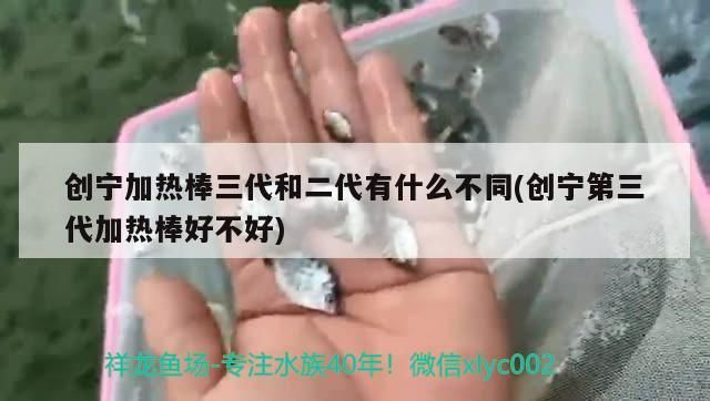 創寧加熱棒三代和二代有什么不同(創寧第三代加熱棒好不好)