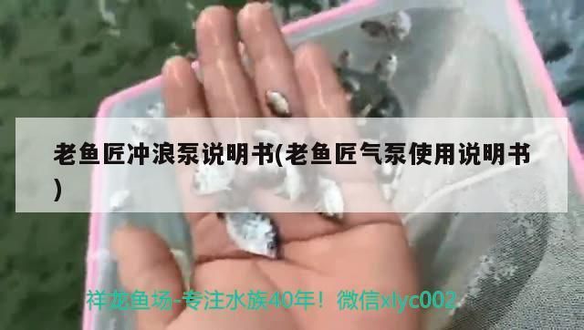 老魚匠沖浪泵說明書(老魚匠氣泵使用說明書)