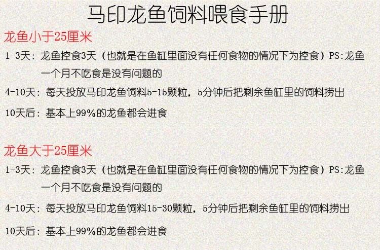 馬印龍魚飼料金龍魚飼料龍魚飼料專用魚食紅龍魚飼料龍魚飼料活體