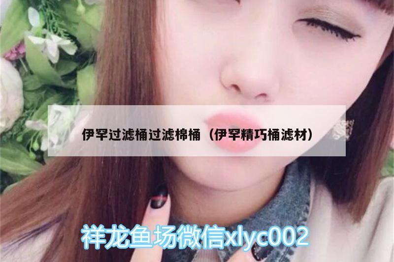 伊罕過濾桶過濾棉桶（伊罕精巧桶濾材）
