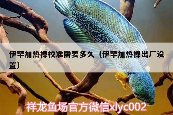 伊罕加熱棒校準(zhǔn)需要多久（伊罕加熱棒出廠設(shè)置）