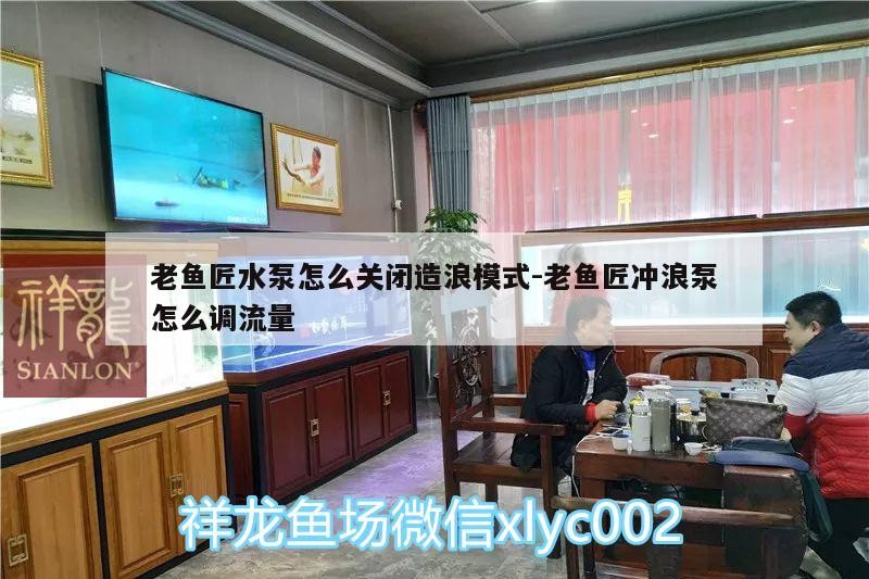 老魚匠水泵怎么關閉造浪模式:老魚匠沖浪泵怎么調流量