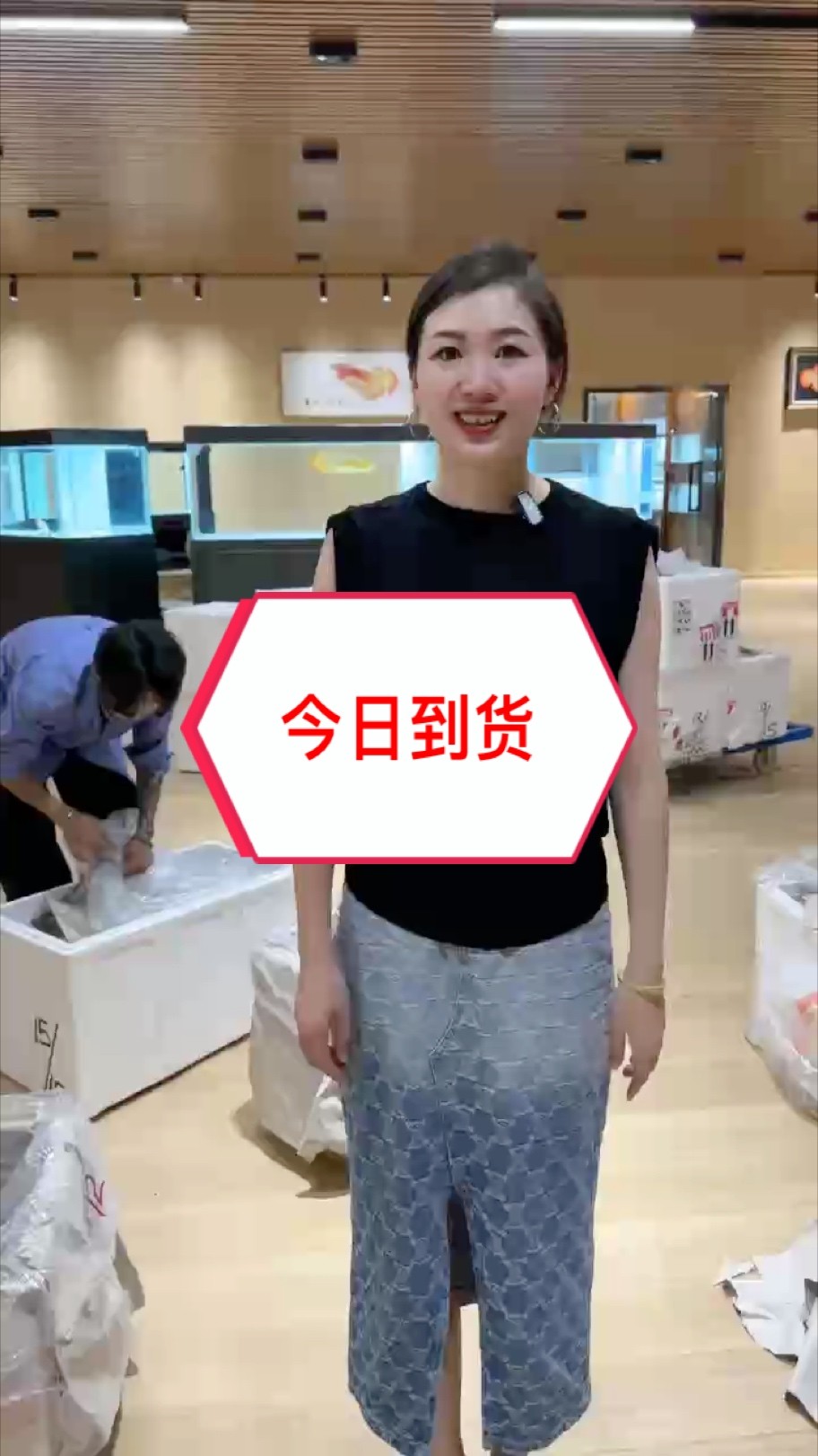 夏去秋來，又到了出好魚的季節(jié)了！ 新貨已入缸，歡迎大家今晚八點(diǎn)半來直播間看新魚?? #萬隆天王紅龍 #紅龍魚 #龍魚