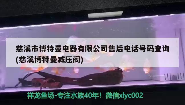 慈溪市博特曼電器有限公司售后電話號碼查詢(慈溪博特曼減壓閥)