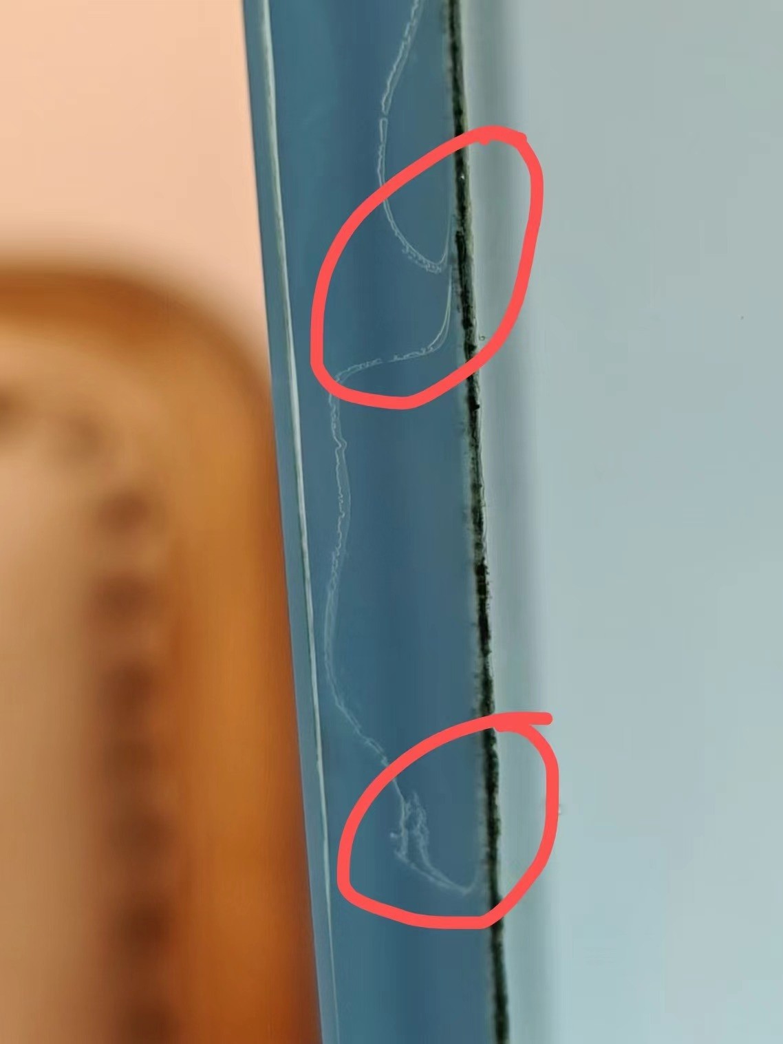 二手魚缸發現氣泡，擔驚受怕