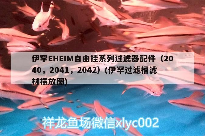 伊罕EHEIM自由掛系列過濾器配件（2040，2041，2042）(伊罕過濾桶濾材擺放圖)