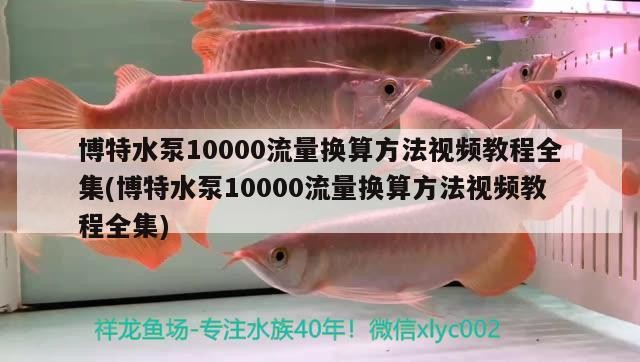 博特水泵10000流量換算方法視頻教程全集(博特水泵10000流量換算方法視頻教程全集)