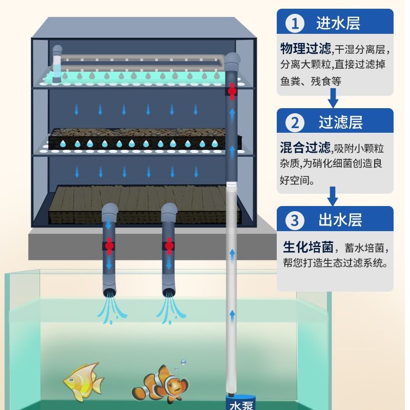 超市魚缸水循環示意圖怎么畫：繪制超市魚缸水循環示意圖的基本步驟 超市魚缸水循環示意圖怎么畫：繪制超市魚缸水循環示意圖的基本步驟 魚缸百科 第1張