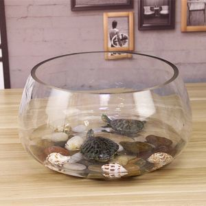 半圓小魚缸：半圓小魚缸使用時需要注意避免直接接觸亞克力樹脂