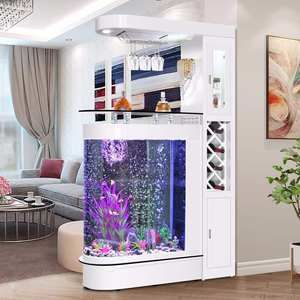 帶魚缸的隔斷：帶魚缸的家居隔斷設計