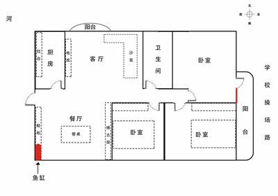 東戶型魚缸放哪里最好：東戶型魚缸擺放位置