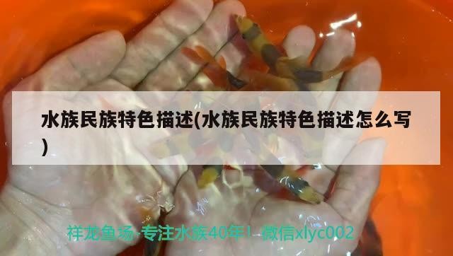 水族民族特色描述(水族民族特色描述怎么寫)
