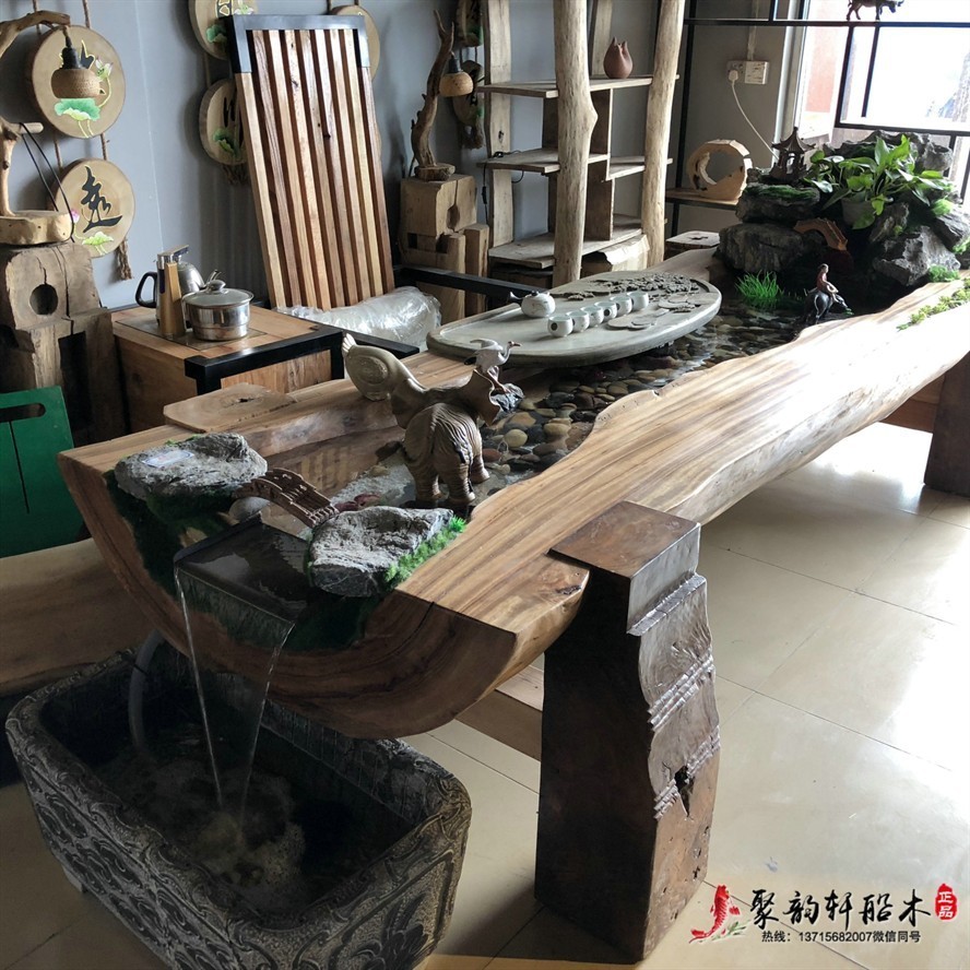 帶魚缸的茶臺：帶魚缸的茶臺可以收藏嗎？
