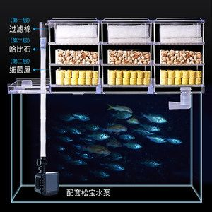 超白缸魚缸滴流過濾承重：超白缸與滴流過濾系統(tǒng)的組合在使用時需要注意承重問題