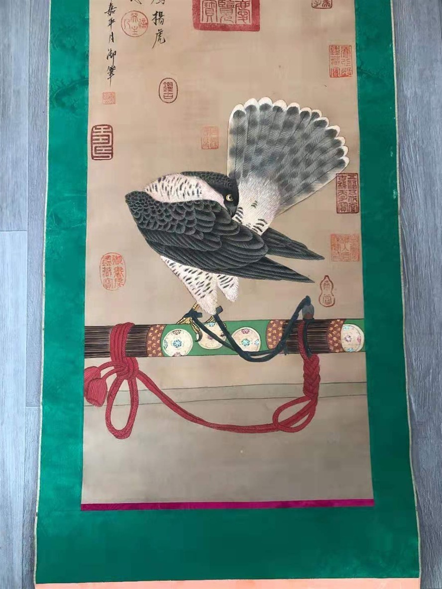 花鳥人物國畫