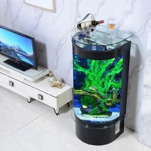 半圓柱形魚缸濾材的放置圖：半圓柱形魚缸濾材的選擇與擺放技巧