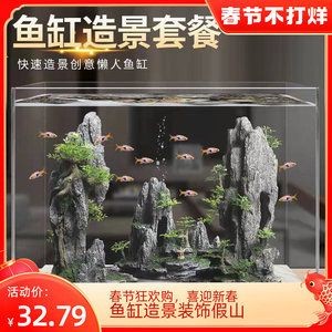 大魚缸放石頭的方法：大魚缸如何放石頭