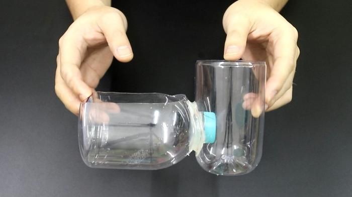 大塑料瓶手工制作魚缸過濾器：塑料瓶制作魚缸過濾器教程
