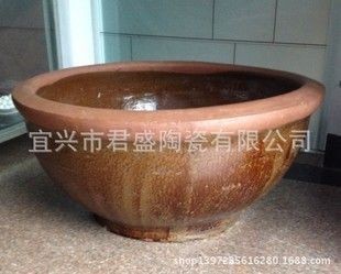粗陶魚缸造景