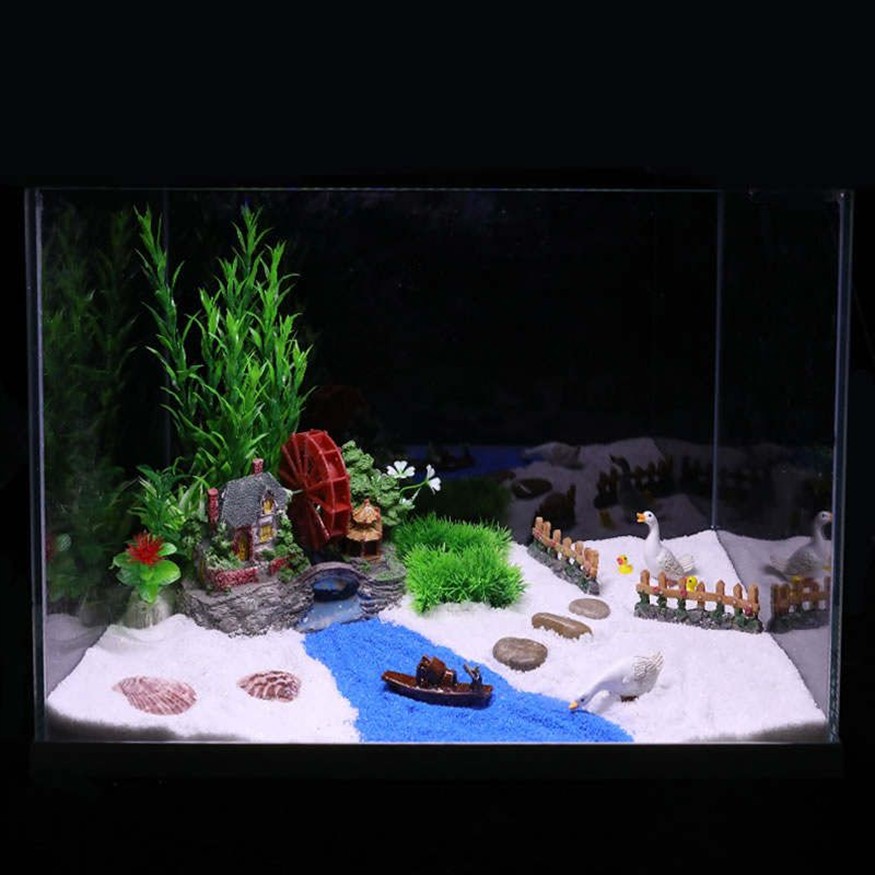 成品魚缸適合造什么景物呢：成品魚缸的造景風格