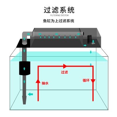 玻璃魚缸的過濾系統的做法：玻璃魚缸過濾系統的制作方法