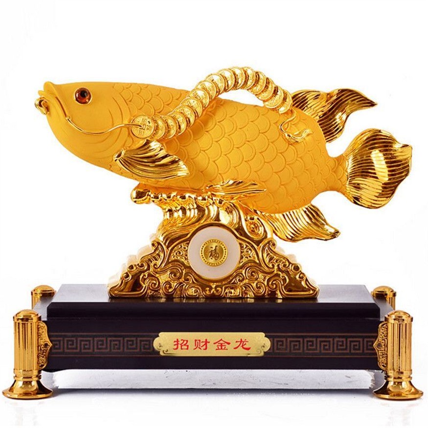 金龍魚擺件風水好不好