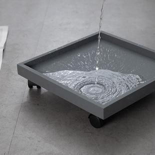 大號陶瓷魚缸帶萬向輪剎車底座400X400cm：\"大號陶瓷魚缸帶萬向輪剎車底座400x400cm
