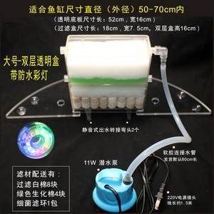 不用電魚缸自動循環水：不用電魚缸自動循環水如何自制魚缸循環水系統