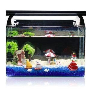 白石子魚缸造景：白石子是魚缸造景中常用的一種裝飾材料