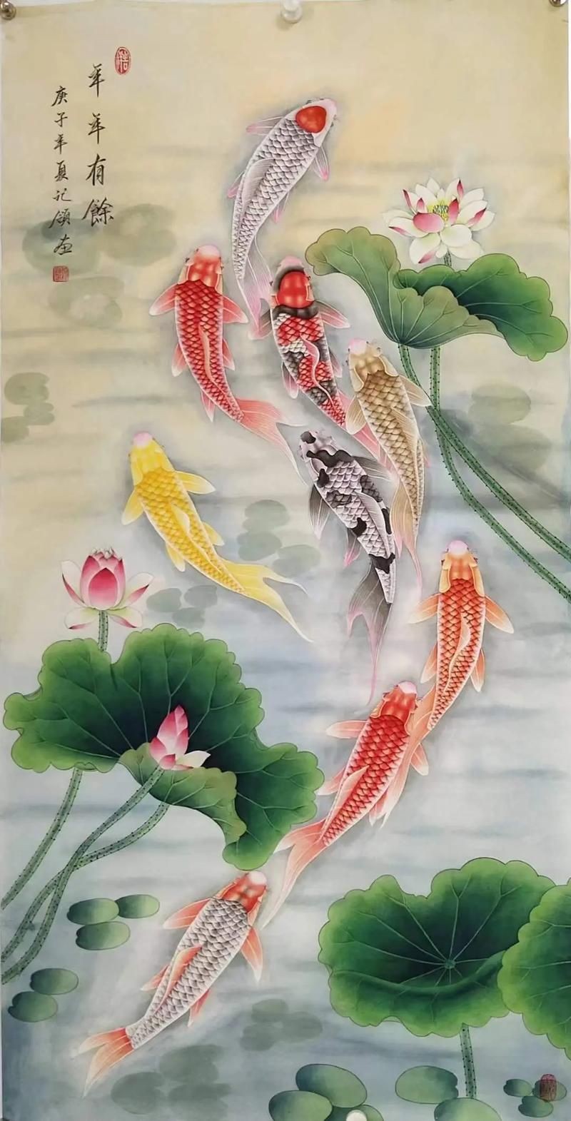 九鯉魚圖片大全大圖
