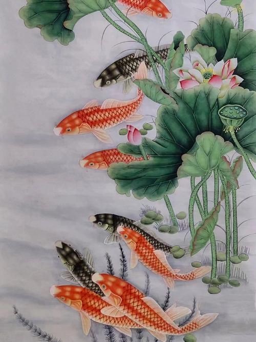 九鯉魚圖片大全大圖