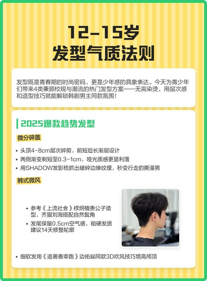 12-15歲最火發型，幾種不同風格的簡短標題供你參考，，12 - 15歲爆款發型來襲，潮爆！12 - 15歲熱門發型，解鎖12 - 1