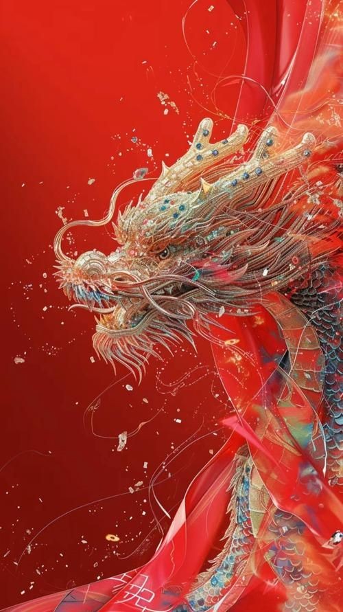 最漂亮的紅龍圖片