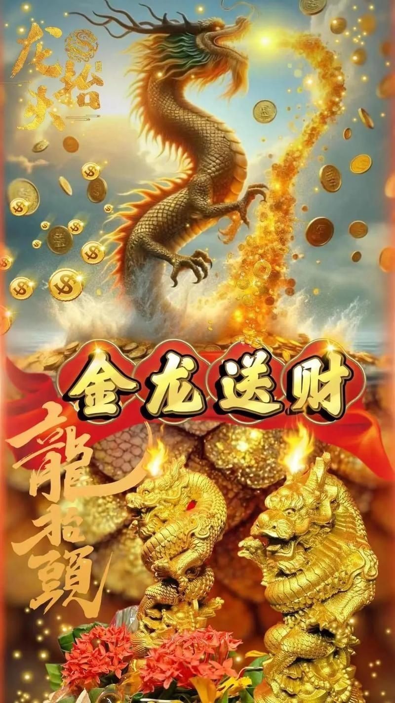 招財金龍圖片大全