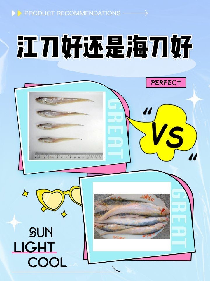 江刀和海刀圖片對比