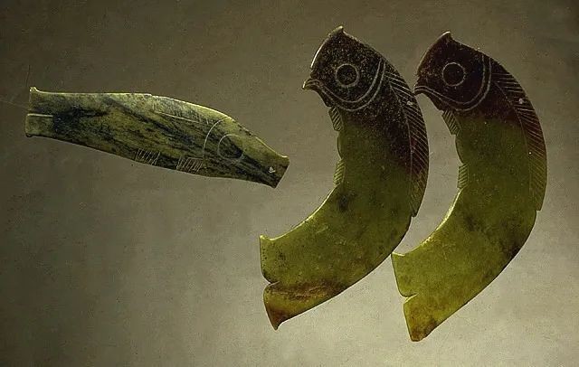 各個時期玉魚圖片