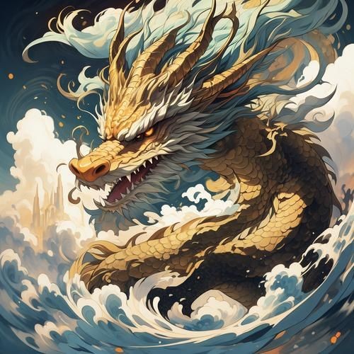 招財龍圖片