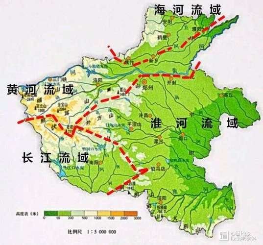河南省水系分布圖