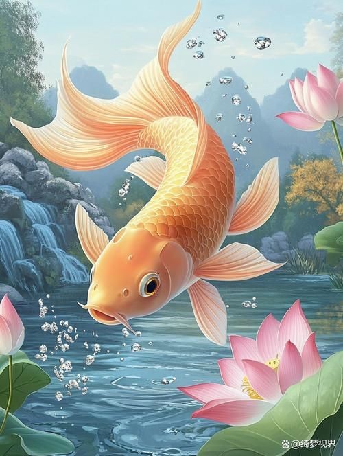 吉祥鯉魚圖片