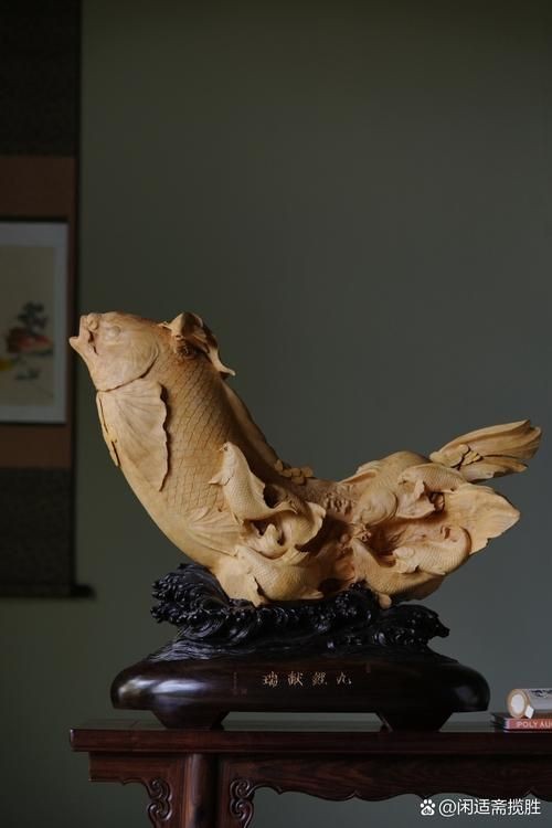 木雕魚最漂亮的圖片，絕美木雕魚藝術珍品高清圖片大賞