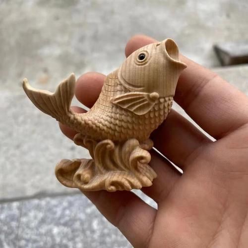 木雕魚最漂亮的圖片，絕美木雕魚藝術珍品高清圖片大賞