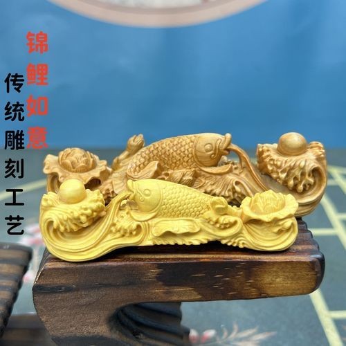 木雕魚最漂亮的圖片，絕美木雕魚藝術珍品高清圖片大賞