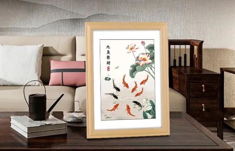 九魚圖不能亂掛，九魚圖懸掛有講究，這些風(fēng)水禁忌千萬別犯 九魚圖不能亂掛，九魚圖懸掛有講究，這些風(fēng)水禁忌千萬別犯 龍魚百科 第8張
